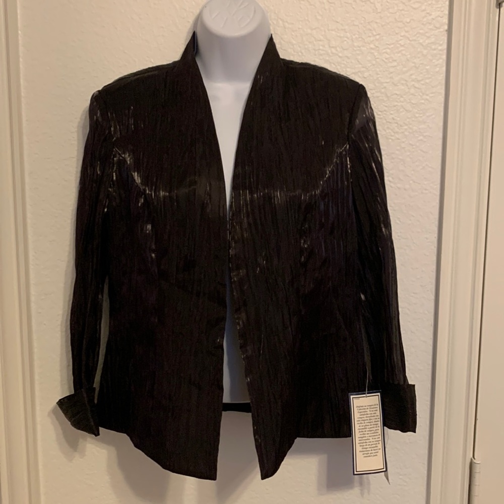 Metaphor Dressy Black Jacket NWT Sz 10
